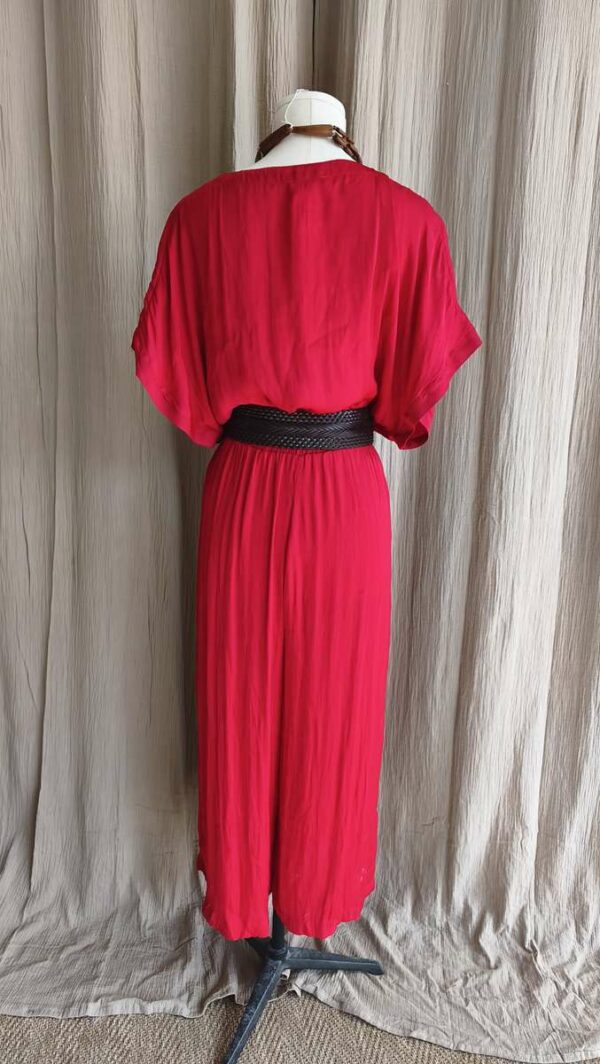 Combinaison fluide rouge carmin – T40 (M) – Springfield