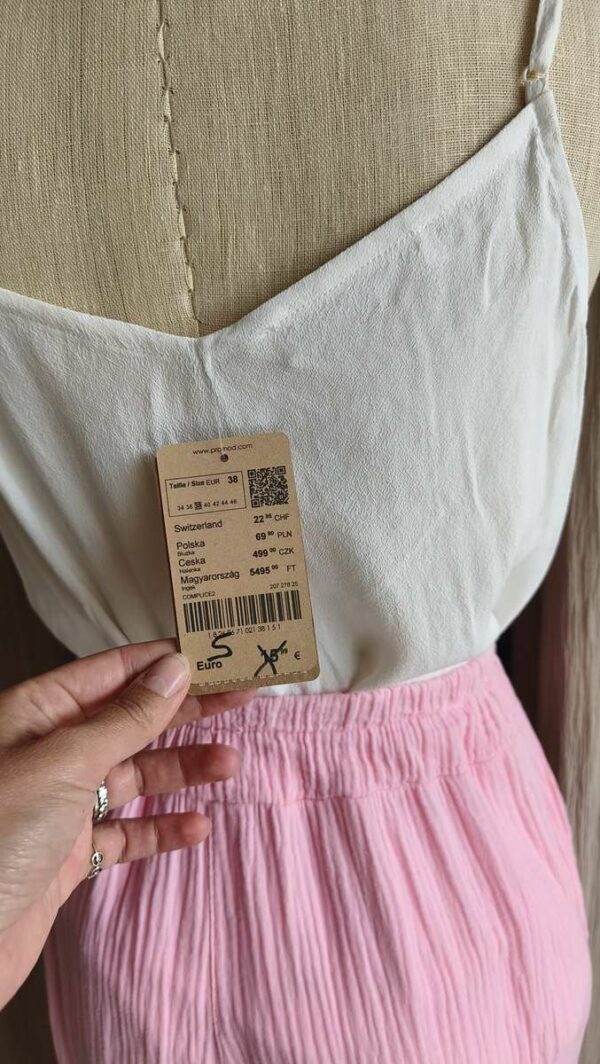 Débardeur blanc Promod – taille 38 – viscose