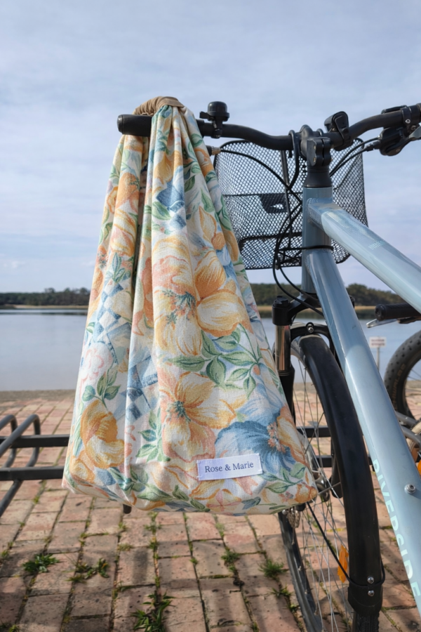 sac fleuri upcyclé