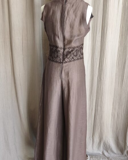 Combinaison 123 lin taupe – Taille 38/40 – Très bon état