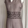 Combinaison 123 lin taupe – Taille 38/40 – Très bon état