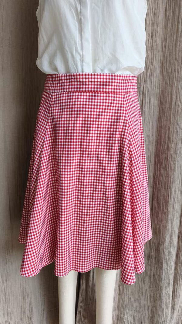 Jupe vichy rouge Collectif London – Taille 42