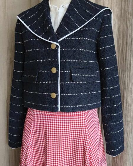 Veste style marin Asos – Taille 36 – Détails contrastés
