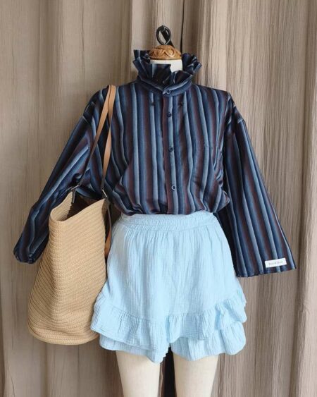Short double gaze de coton – Taille unique (36 à 40) – Neuf