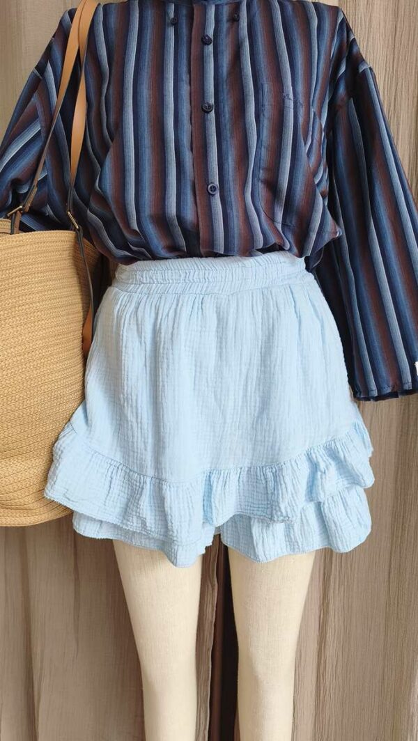 Short double gaze de coton – Taille unique (36 à 40) – Neuf