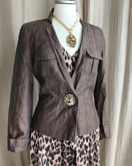 Veste en lin 1.2.3 – Taille 36/38 – 100% lin