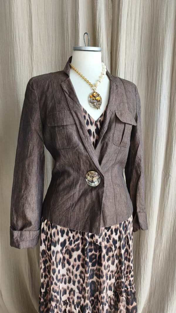 Veste en lin 1.2.3 – Taille 36/38 – 100% lin