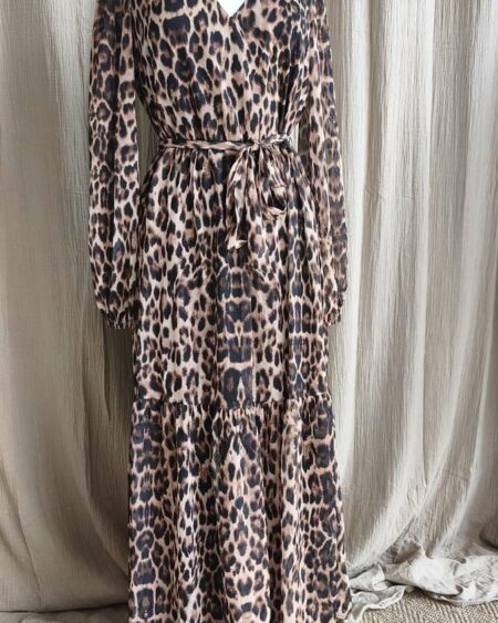 Robe léopard – Taille 38 – Neuve