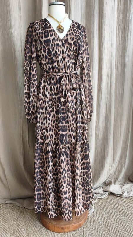 Robe léopard – Taille 38 – Neuve