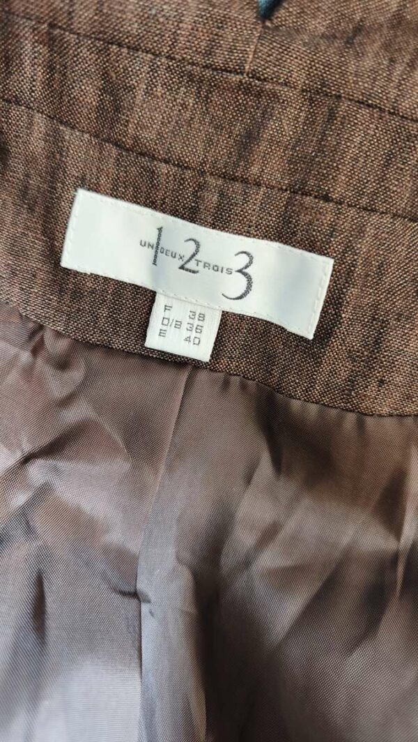 Veste en lin 1.2.3 – Taille 36/38 – 100% lin