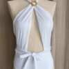 Maillot une pièce blanc Calzedonia – Taille M