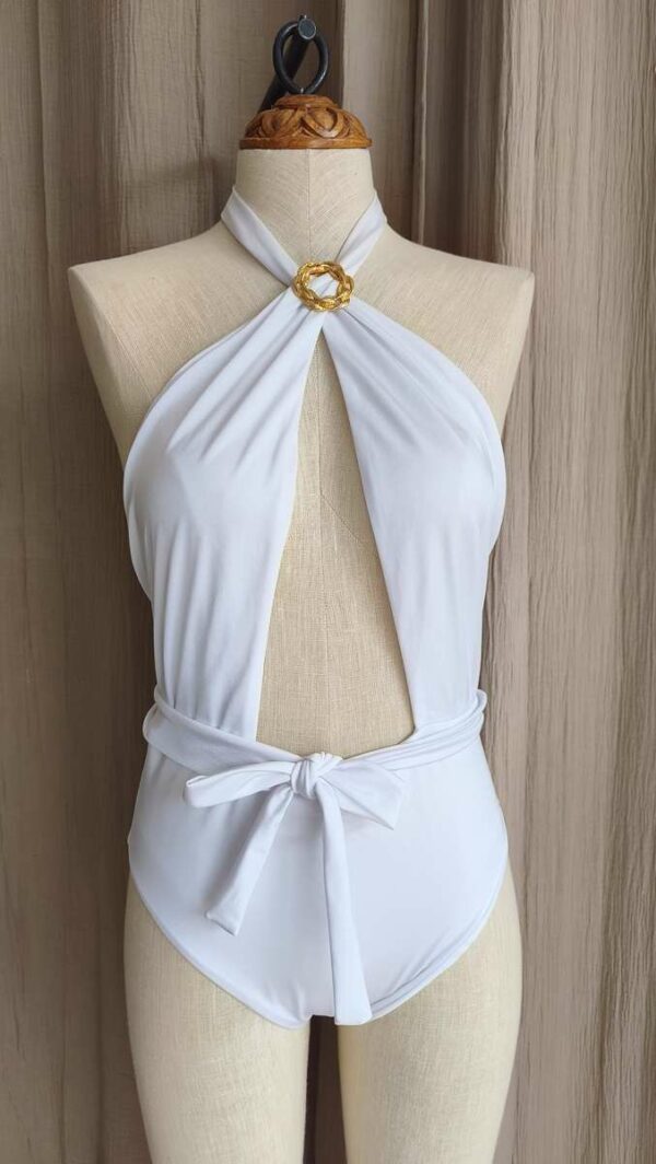 Maillot une pièce blanc Calzedonia – Taille M