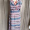 Robe longue de plage voile imprimé – Taille 40