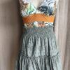 Jupe kaki broderie anglaise – Taille 38