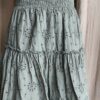 Jupe kaki broderie anglaise – Taille 38