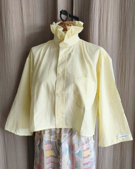 Collerette jaune Rose & Marie