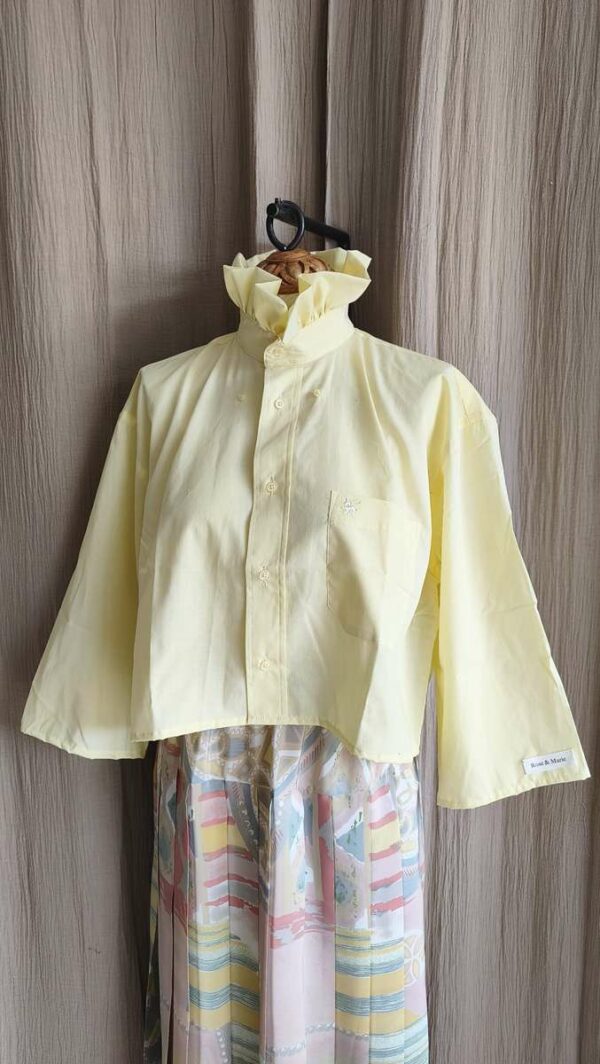 Collerette jaune Rose & Marie