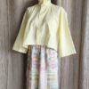 Jupe plissée vintage pastel – taille 40