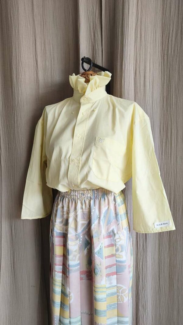 Collerette jaune Rose & Marie