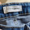 Jean flare upcyclé Rose & Marie – vichy rose