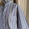 Chemise collerette rayée Rose & Marie – création upcyclée