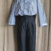 Pantalon large en lin Monoprix – taille 36