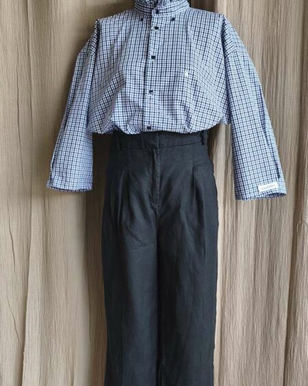 Pantalon large en lin Monoprix – taille 36
