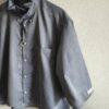 Chemise collerette grise Rose & Marie – création upcyclée