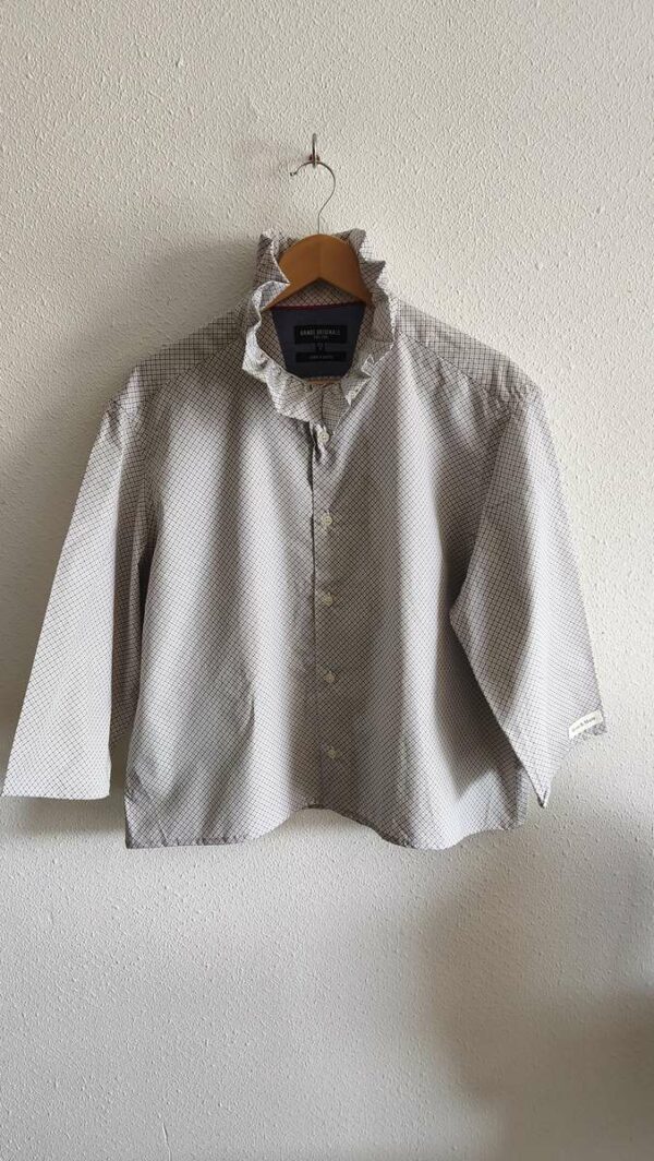 Chemise collerette imprimée Rose & Marie – création upcyclée