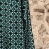 Robe Mango imprimé graphique vert émeraude T40