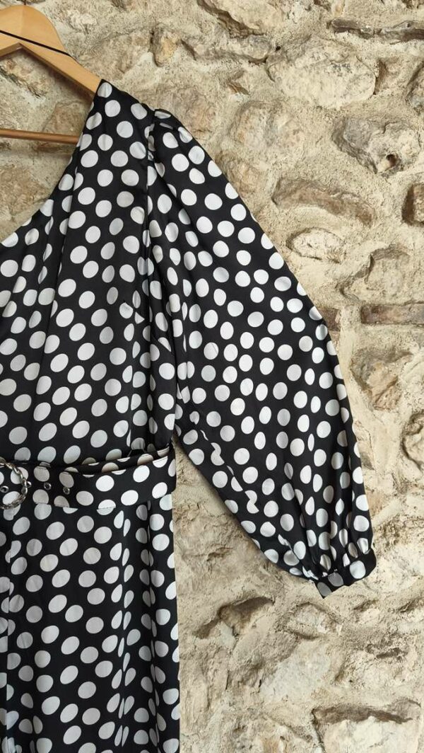 Combinaison Mango pois noir & blanc T42 — 19€