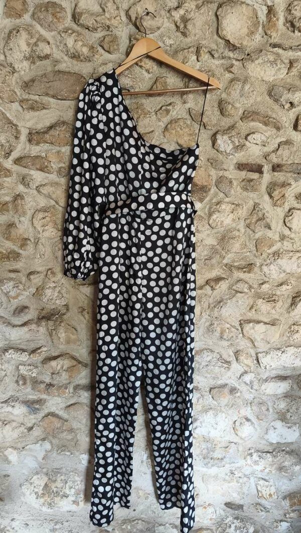 Combinaison Mango pois noir & blanc T42 — 19€