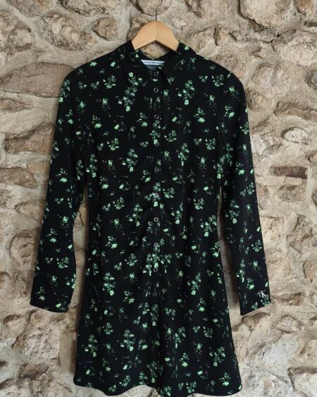 Robe courte Calvin Klein Jeans fleurie T34