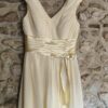 Robe cérémonie jaune pastel T42 — 14€