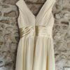 Robe cérémonie jaune pastel T42 — 14€