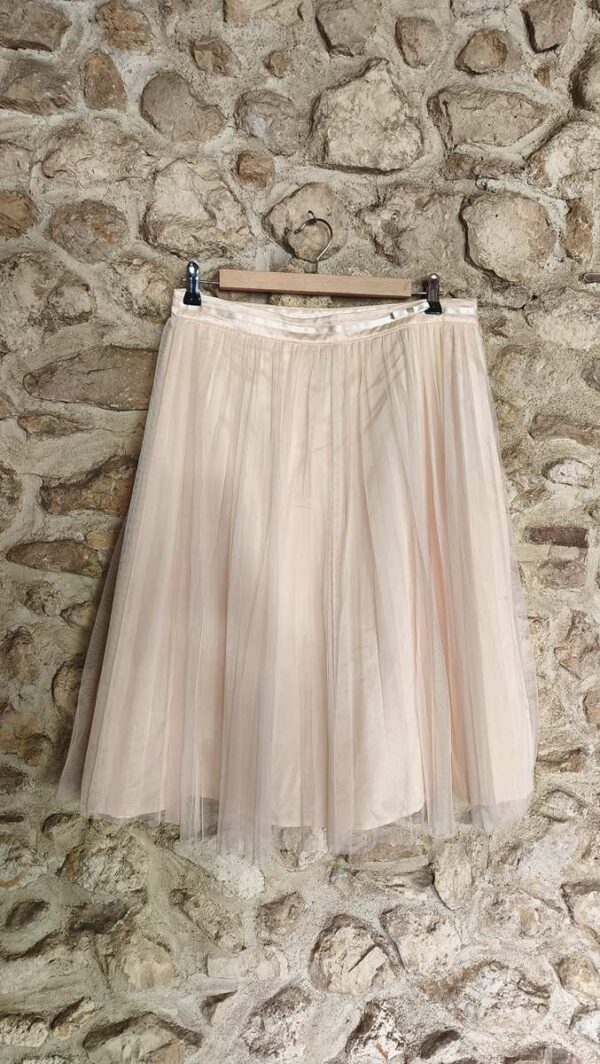 Jupe en tulle rose poudré Naf Naf T42 — 19€
