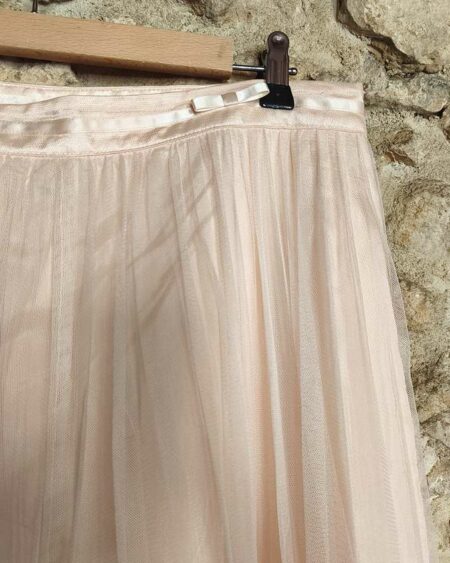 Jupe en tulle rose poudré Naf Naf T42 — 19€