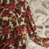 Blouse vintage en soie fleurie T40 — 19€