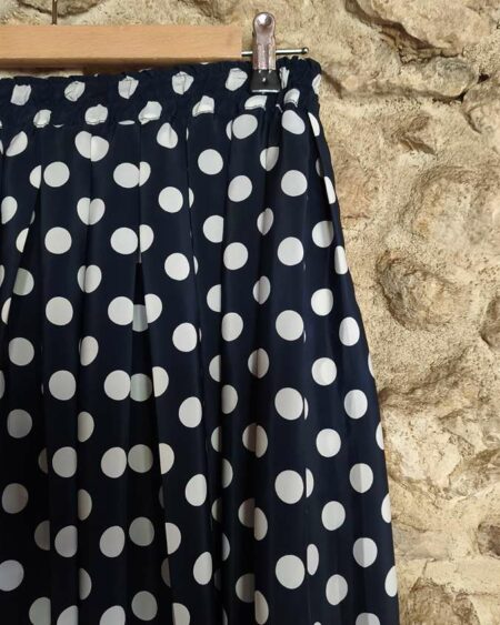 Jupe vintage à pois T40 — 14€