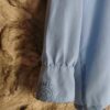 Chemisier vintage bleu ciel T38/40 — 19€