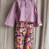 Chemise collerette Rose & Marie parme – Taille 38 à 42