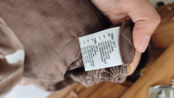 Combinaison 123 lin taupe – Taille 38/40 – Très bon état
