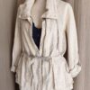 Veste saharienne vintage en laine – Taille 40