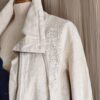 Veste saharienne vintage en laine – Taille 40
