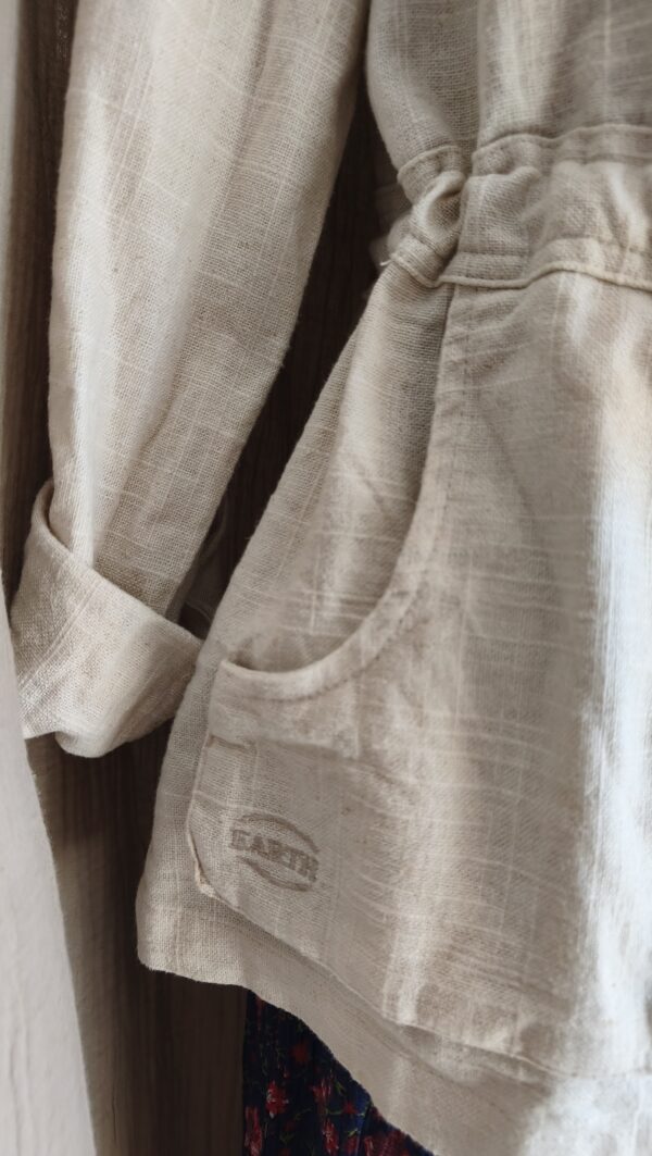 Veste saharienne vintage en laine – Taille 40