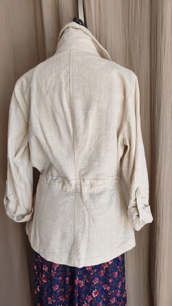 Veste saharienne vintage en laine – Taille 40