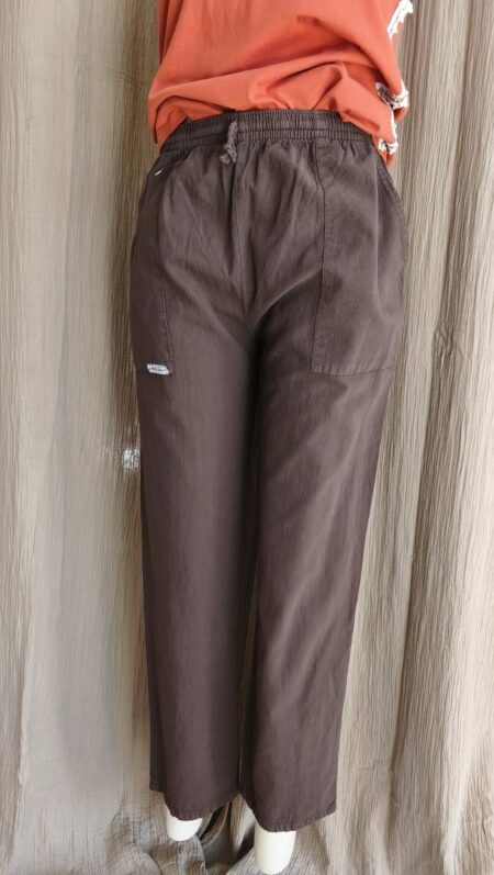 Pantalon coton chocolat – Taille 36