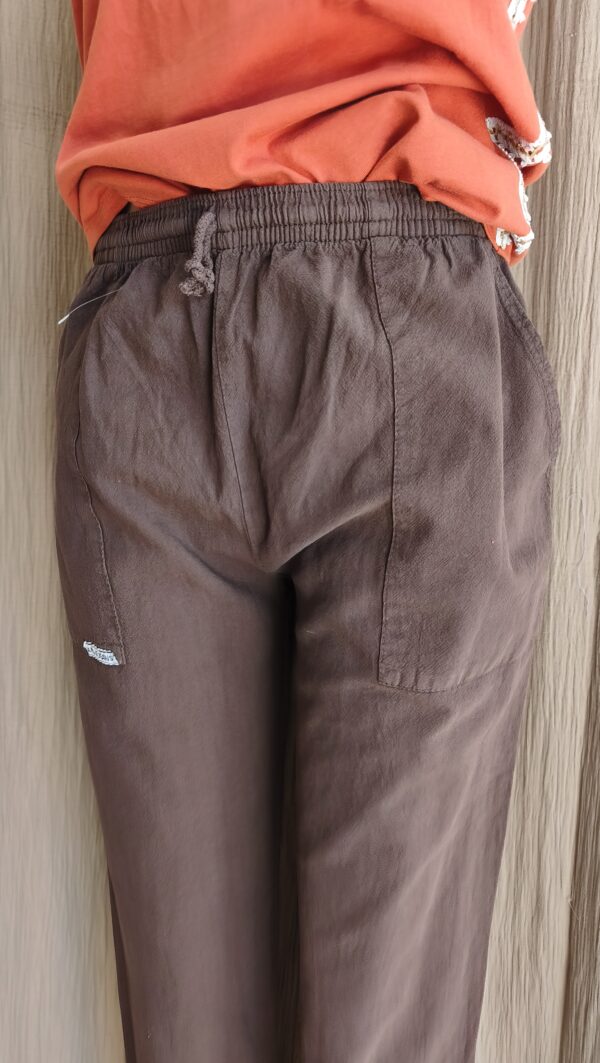 Pantalon coton chocolat – Taille 36