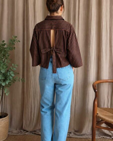 chemise noué upcyclé