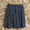 Jupe vintage à pois T40 — 14€
